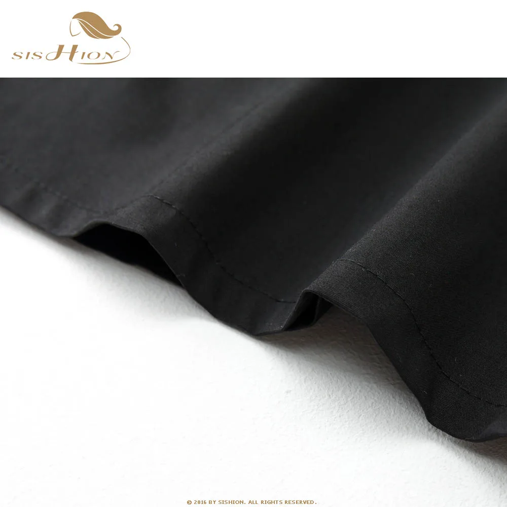 Мужская винтажная рубашка SISHION в стиле 1920-х годов с короткими рукавами рокабилли