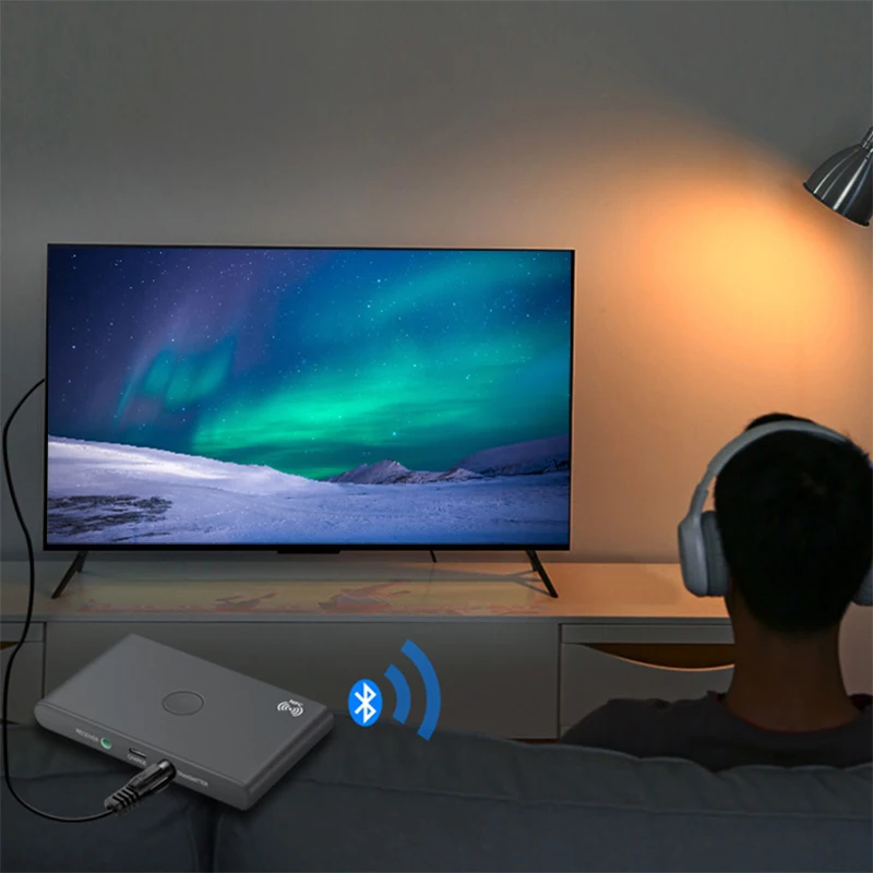 Беспроводной адаптер TX6 2 в 1 Bluetooth 4 ресивер NFC передатчик музыкальный аудио на