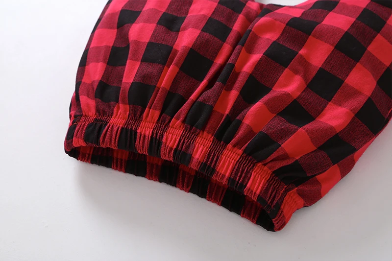 2Pcs Spring Autumn Casual Toddler Boy Sets Grey Letter Long Sleeve Cotton T-shirt+Red Plaid Pants Baby Clothes V20 |