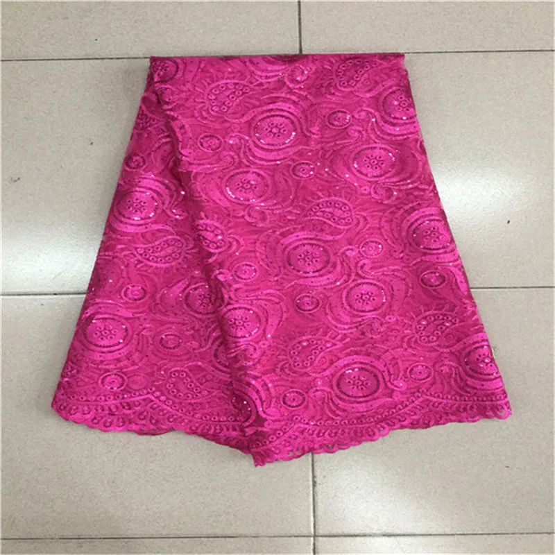 Бесплатная Доставка! Черная кружевная ткань африканский тюль Сетчатое кружево с