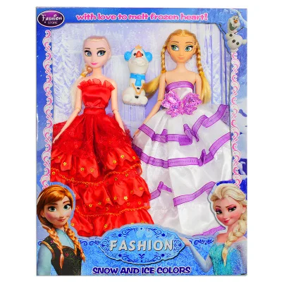 Бесплатная доставка Лидер продаж куклы из фильма Эльза и Анна 30 см Анны Эльзы