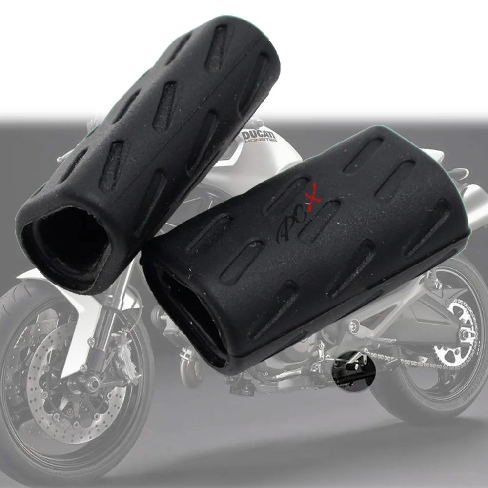 

Motorcycle Shift Lever Toe Peg Silica Gel Foot Pad For DUCATI Hypermotard 796/820/939/1100 Hyperstrada Multistrada 1200 1100 950