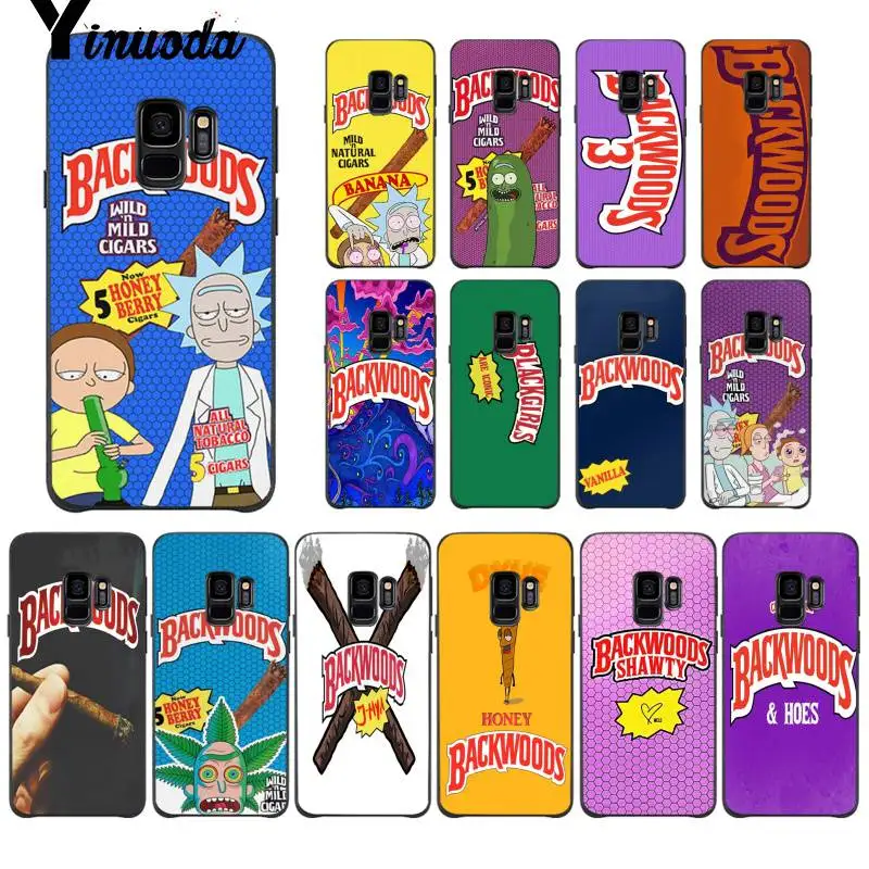 Цветной чехол для телефона Yinuoda rick and morty backwoods Honey Berry Cigars Samsung Galaxy S8 S7 edge S6 plus S10 S9plus |
