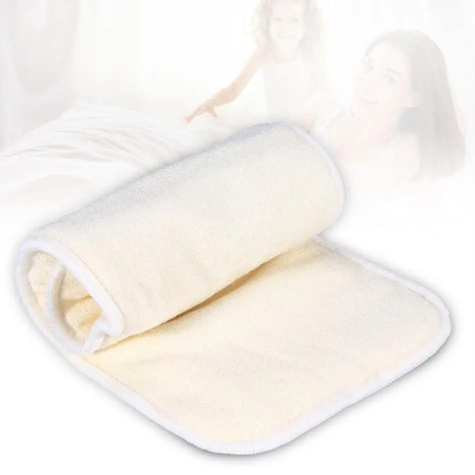 Подгузник моющийся 5 слойный из бамбукового волокна 35 х14 см|pad pad|padded insertpads incontinence |