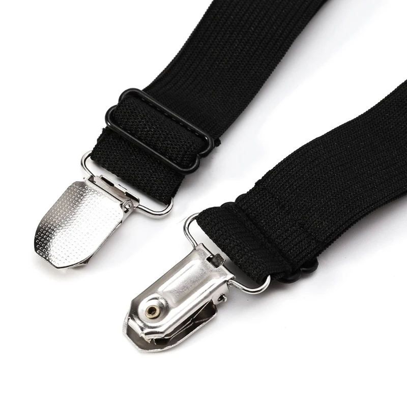 

4Pcs Bed Sheet Elastic Gripper Clip Strap Fastener Mattress Cover Holder Grips Suspender Belt