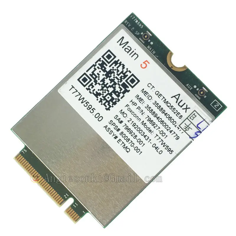 Lt4120 Snapdragon X5 LTE T77W595 796928 001 4G WWAN M.2 150 Мбит/с модем для HP Elite x2 840 850 G3 640 650 645 G2|lte modem|4g lte