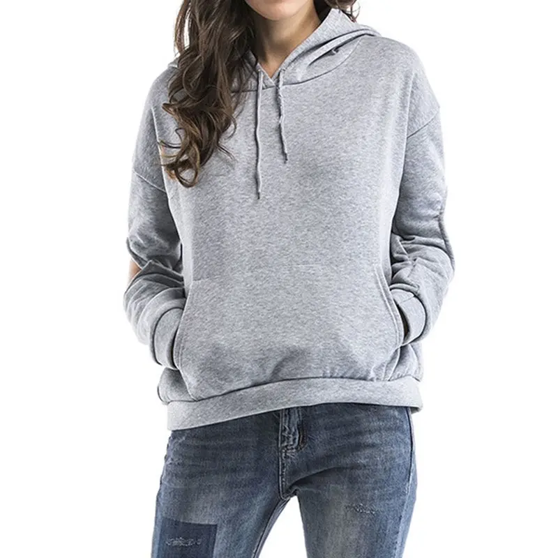 2019 Зимние Повседневные черные женские толстовки больших размеров свободные