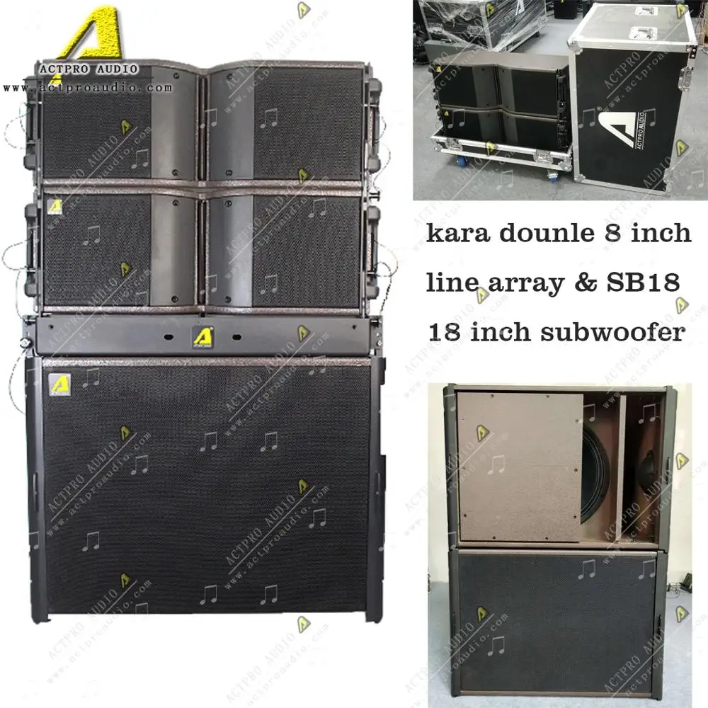 KR208 двойной 8 дюймов SB18 single18inch активный сабвуфер линейного массива звуковая