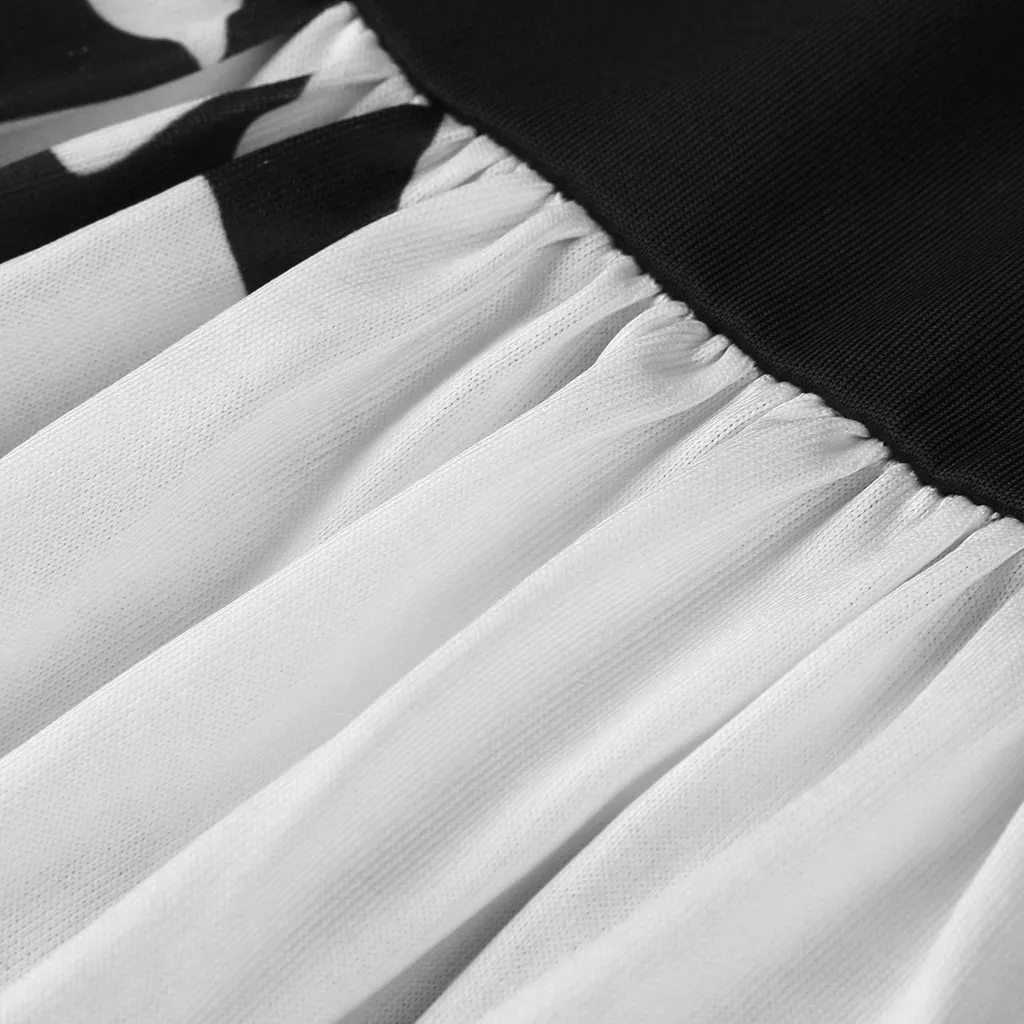 Летнее женское платье, женское платье, vestidos de verano, Повседневное платье с круглым вырезом и принтом, с открытыми плечами, с коротким рукавом, Z4