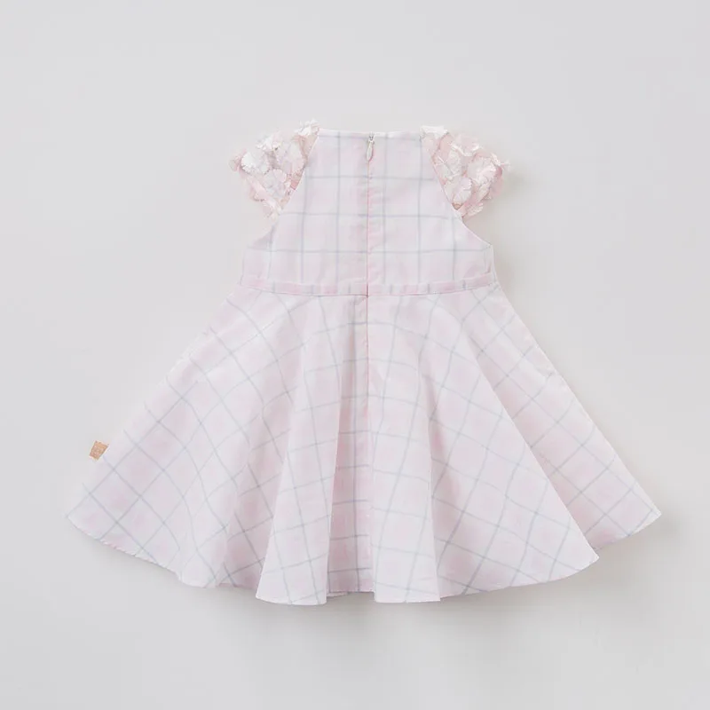 DBJ8052 DAVE BELLA summer baby girls floral dress infant toddler birthday party children sleeveless boutique dresses | Детская одежда и