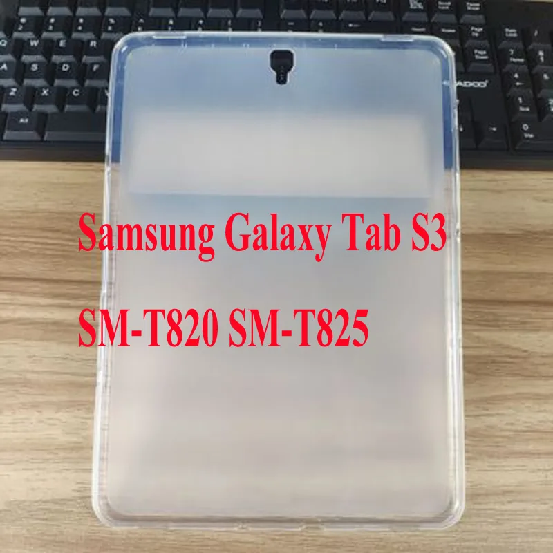 TPU Личи Флип Тонкий складной из искусственной кожи чехол для samsung Galaxy Tab S3 s3 9,7 SM-T820/T825/T829 9,7 дюймов планшет Funda Чехол+ пленка+ ручка - Цвет: TPU