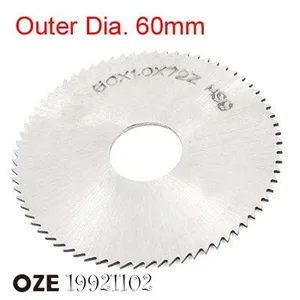 1 шт., внешний диаметр 60 мм x 16 мм x 0,40,50,60,70,80,911. 21.522.533.544. Режущее полотно пилы 55 мм