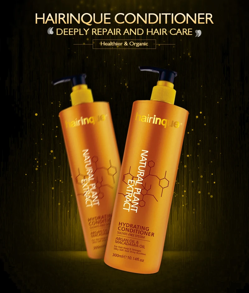 HAIRINQUE sulfate free system набор для ухода за волосами шампунь и кондиционер для волос и маска для волос с аргановым маслом и маслом ореха маадамии