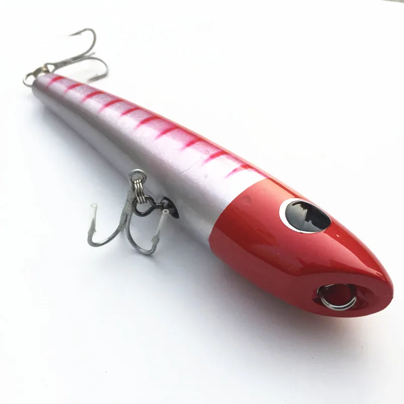 

Handmade Wood Fishing Pencil Bait 130g Deep Sea Lures Sinking Leurre Souple 1 Pcs/Lot Fishing Hard Lures