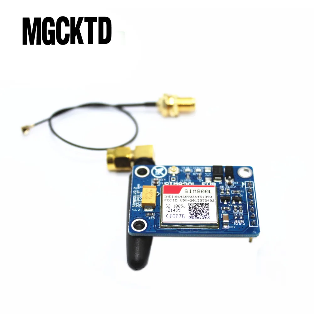 I006 SIM800L V2.0 5V беспроводной GSM GPRS модуль четырехдиапазонный с антенным кабелем|gprs