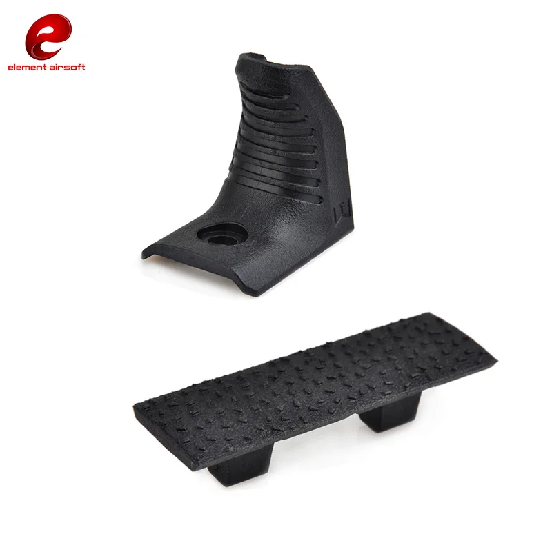 Element Airsoft MLOK Hand Stop Kit for M-LOK Attachment System 4 Pcs/set Fit Free Float Handguard eMag Pul Plastic Rail Cover BK | Спорт и