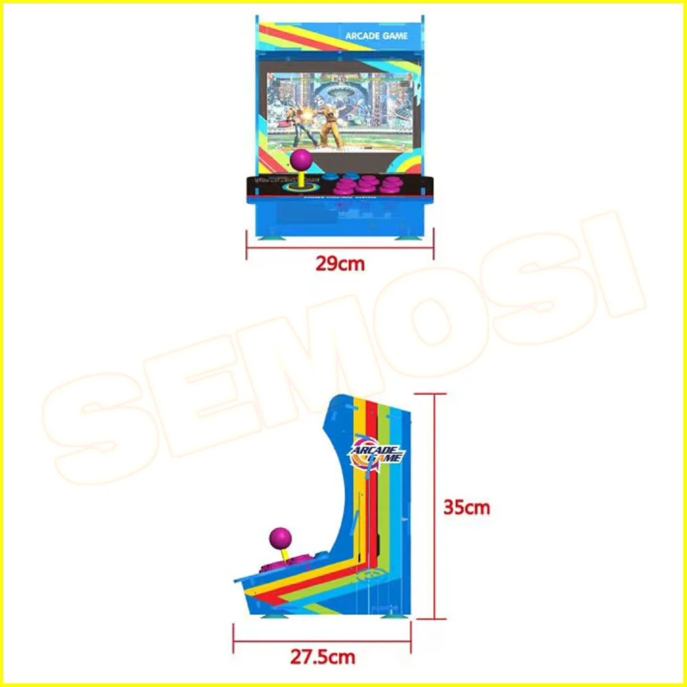 Raspberry Mini аркадная файтинговая игра 1299 в 1 / 999 коробке игровая консоль с 10-дюймовым