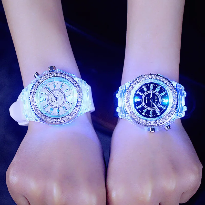 

2021 New Unisex Fashion Led Watch Ladies Men's Watch Casual Digital Watch Holiday Gift Silicone Sports Watch Reloj Hombre