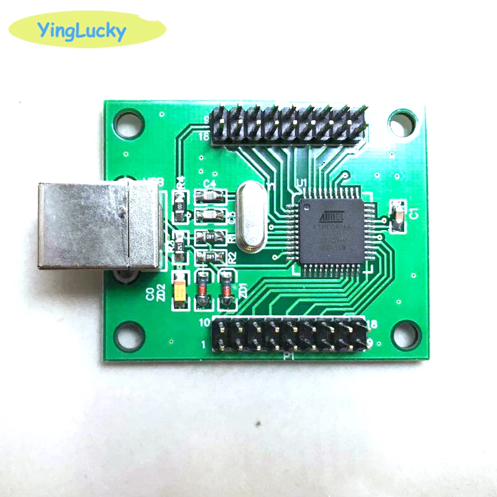 Yinglucky Аркада наборы сделай сам, 5Pin джойстик+ 4x24 мм+ 16x30 мм 5 V светодиодный iluminado botones xin mo cero retraso usb-датчик для ПК