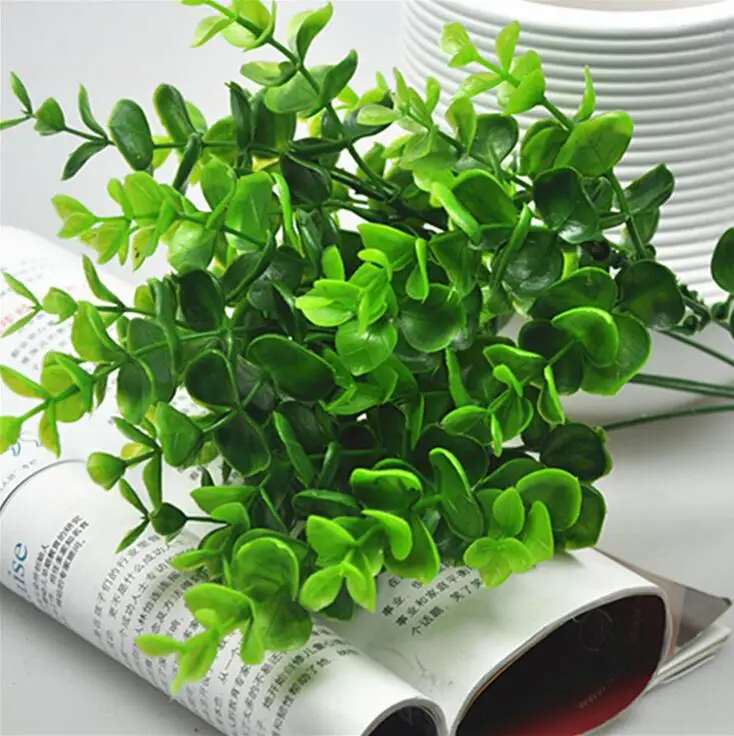 Бесплатная доставка новинка 2017 искусственные цветы аксессуары эвкалипт зеленые