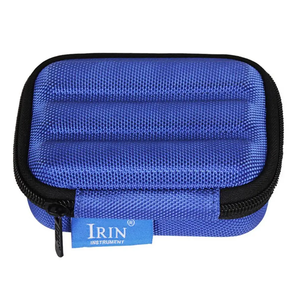 

Protable Harmonica Storage Box Oxford Cloth Sponge Lightweight Shockproof Case Holder for 10 Hole Harmonica