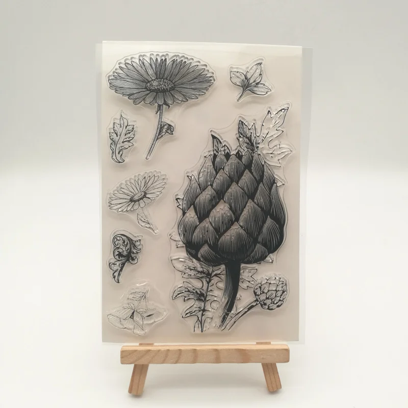 

Chrysanthemum transparent stencil for DIY Scrapbooking photo album decorative sheets