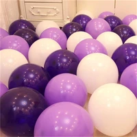 10pcs 10inch 5inch macaron balloon wedding happy birthday party decorations kid ballon graduation supplies purple latex balloons