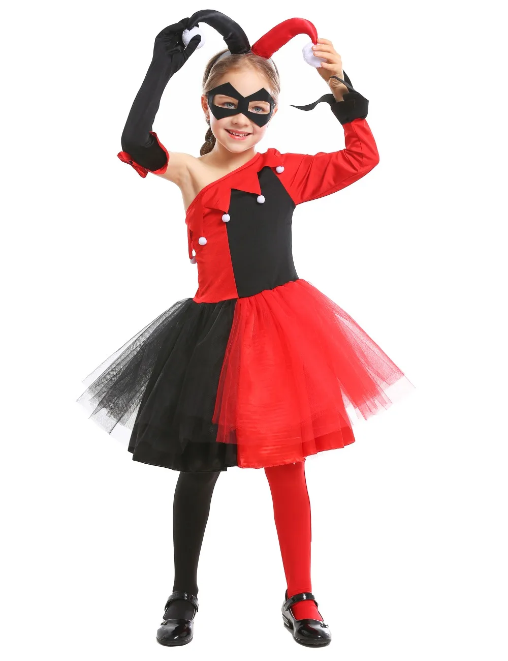Halloween Kids Costume Girls Cosplay Funny Clown Harry Movie Fancy Dress Children Party Costumes Role-playing dance performance |