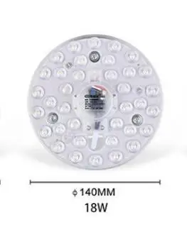 18W YON светодиодный круглый кольцевой светильник SMD2835 12 Вт 18 Вт 24 Вт 36 Вт Светодиодный круглый потолочный декоративный потолочный светильник AC 220 В 230 в 240 В светильник - Испускаемый цвет: 18W