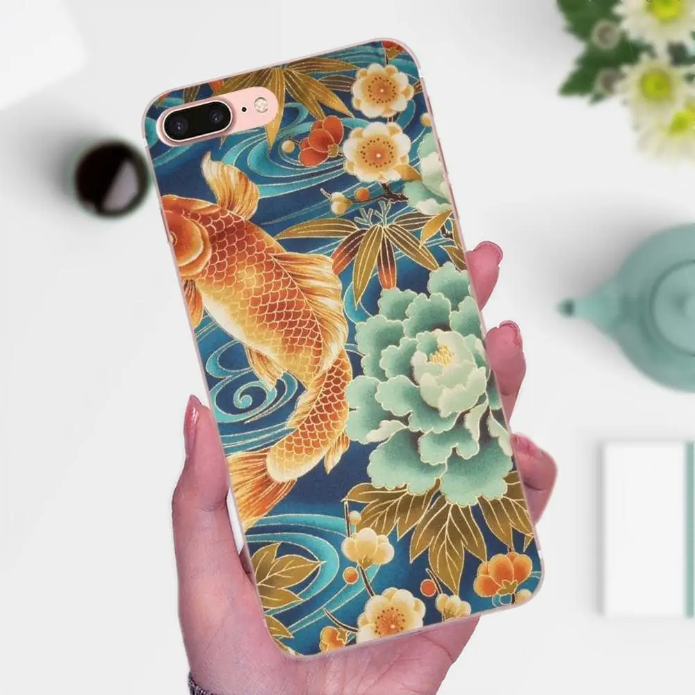 Японская японская Татуировка Koi Fish для LG Nexus 5 5X G2 G3 mini spirit G4 G5 G6 K4 K7 K8 K10 2017 V10 V20 V30