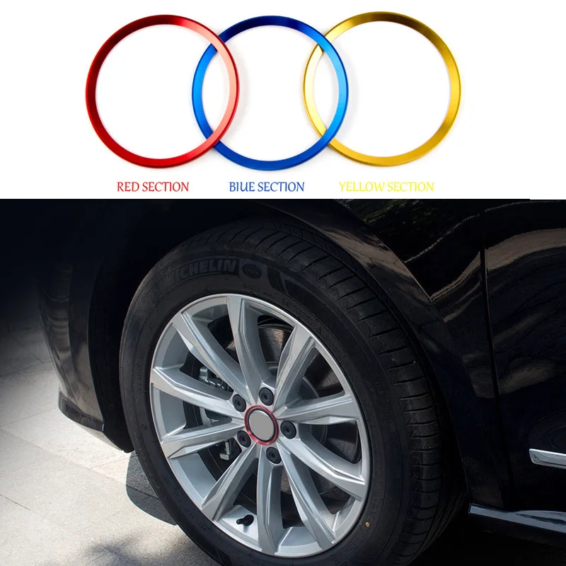 4 шт. наклейка крышки ступицы колеса для Volkswagen VW Golf 5 6 Polo Passat B5 B6 B7 Jetta Mk6 Tiguan