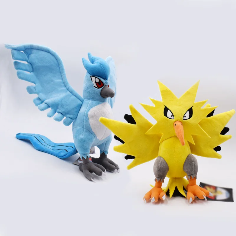 2 стиля 22-28 см Articuno Zapdos мягкая плюшевая игрушка pp чучело из хлопка мультфильм Peluche куклы подарок для детей Дети