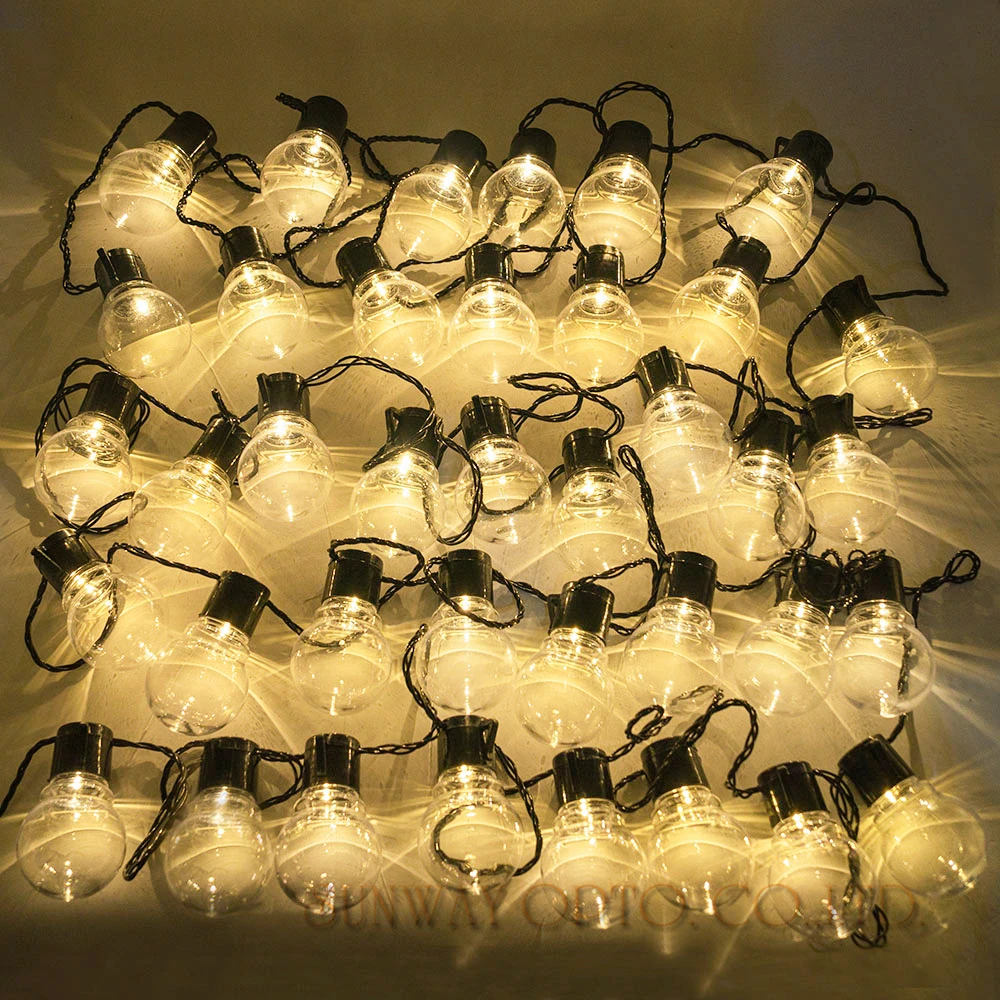 Новинка 38 шт. прозрачный шар 10 м светодиодный ная гирлянда s образные гирлянды