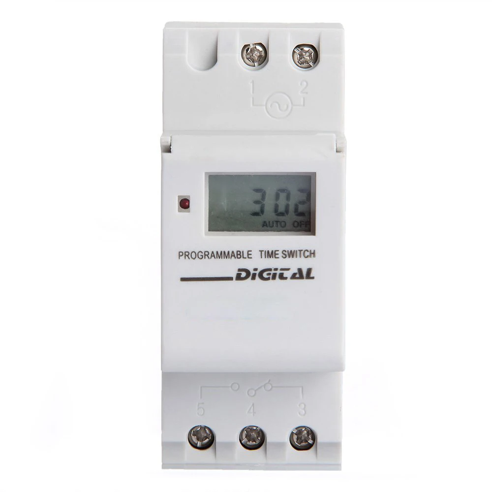 MYLB-16A LCD Modular Programmer Time Timer Switch White | Обустройство дома