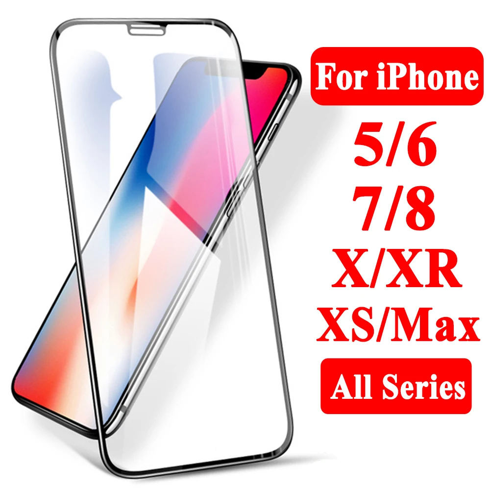 Защитное стекло для iPhone XS Max Защитная пленка экрана Aphone X XR 6 7 8 6s Plus Tremp ifone Sheet iPh RX SX