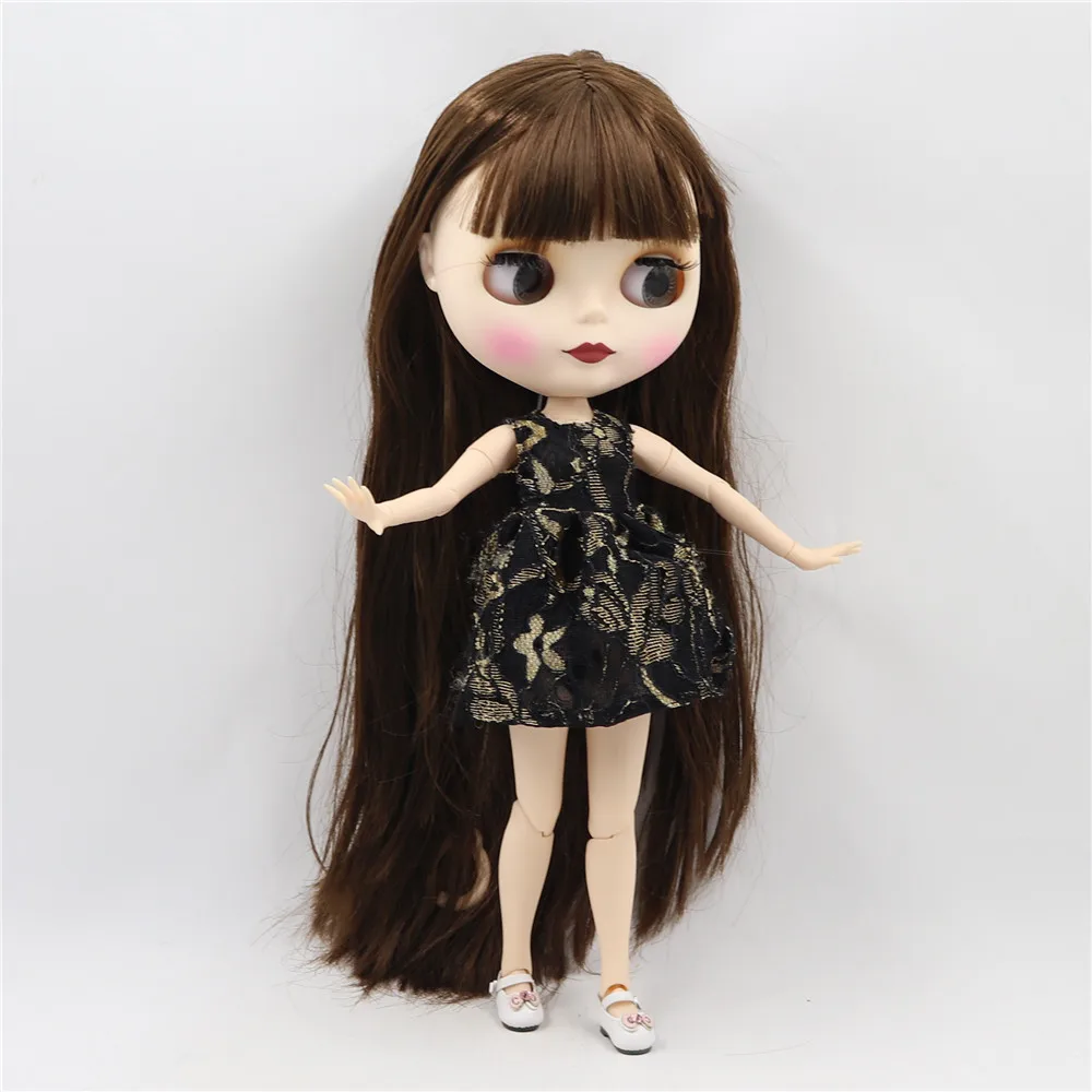 Ледяной DBS Blyth кукольные 1/6 bjd шарнирное тело из белой кожи mater лицевая сторона