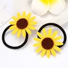 Повязка для волос с бантом Женская, резинка для волос милый Подсолнух, ручной работы, 1 шт., 2018
