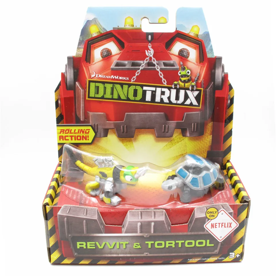 Dinotrux грузовик игрушка автомобиль Revvit и Tortool динозавр игрушки модели динозавров