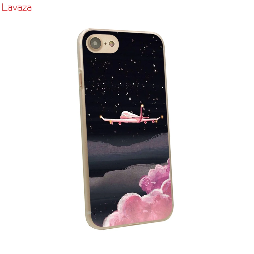 Розовый эстетический жесткий чехол Lavaza для Apple iPhone 6 6s 7 8 Plus X 5 SE XS Max