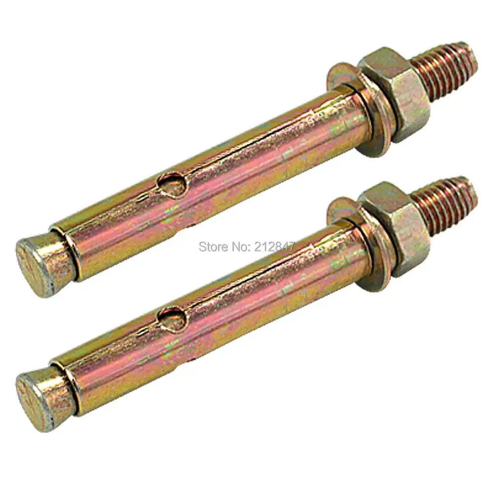 

Sleeve Anchors Hardware M10 x 100mm Hex Nut Expansion Bolt 2pcs