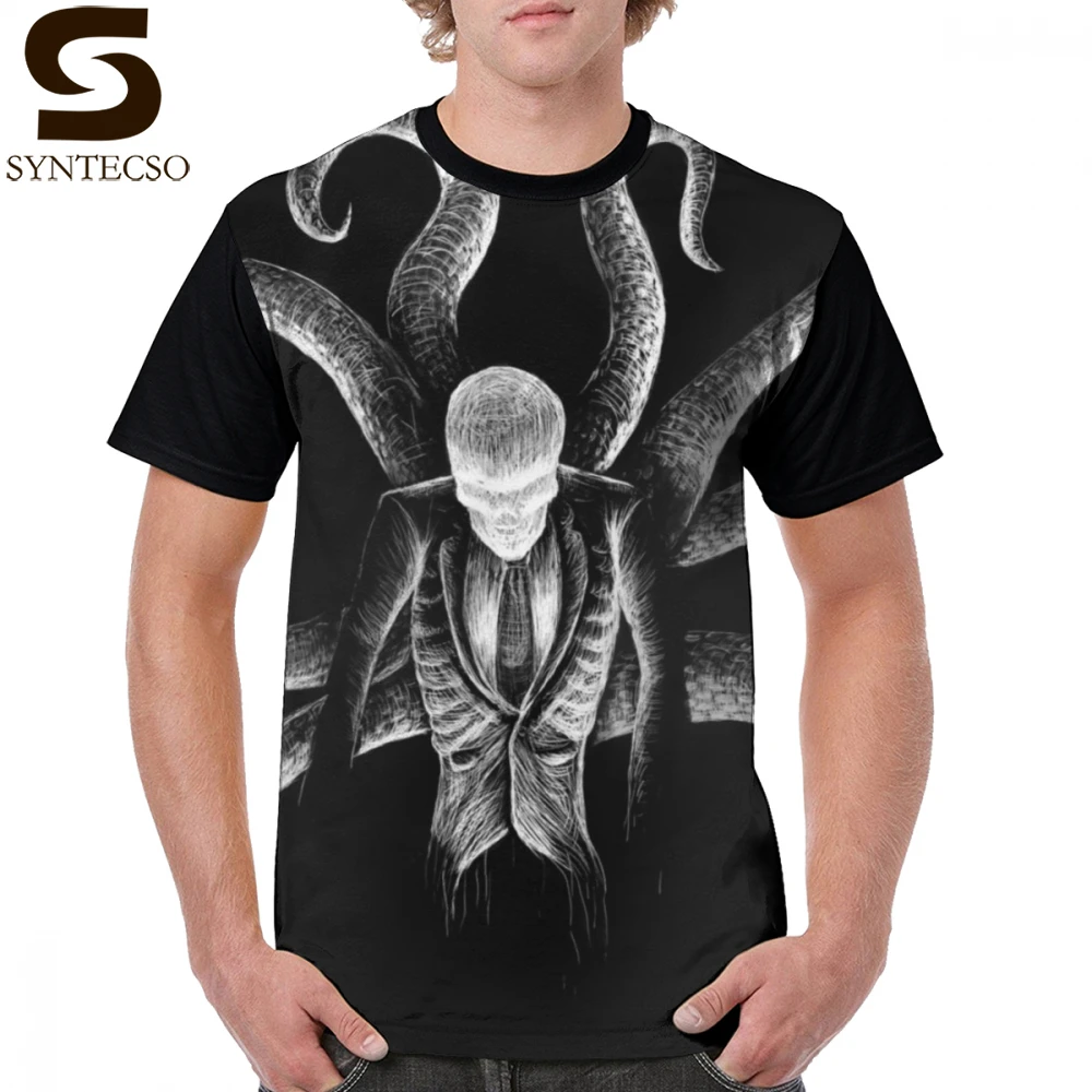 Slenderman футболка не оглядываться на лето с коротким рукавом Футболка Мужской