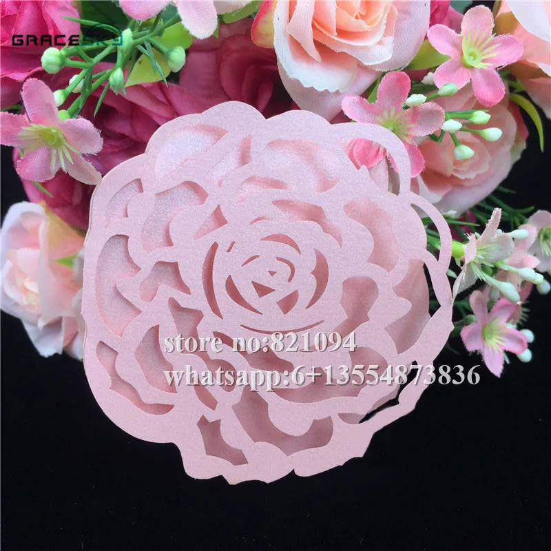 50 шт. настольные открытки в форме розы с именем сиденья|card wedding|card cardshaped cards |