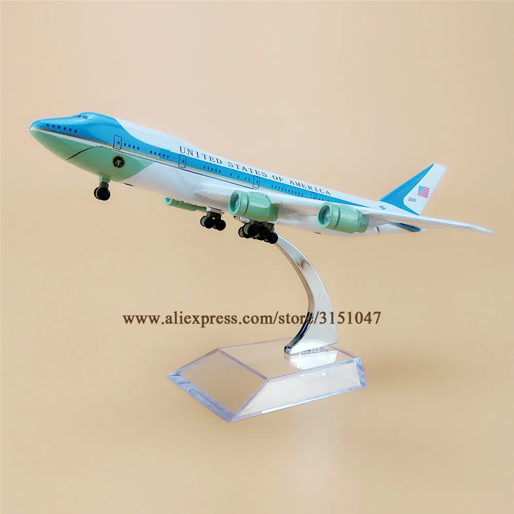 ВВС Соединенных Штатов Америки B747 Boeing 747-200 авиакомпании модель самолета сплав