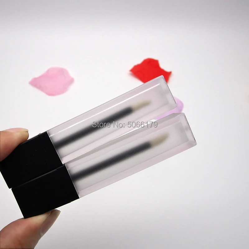 7 мл квадратная пластиковая Косметическая пустая трубка для блеска губ матовая