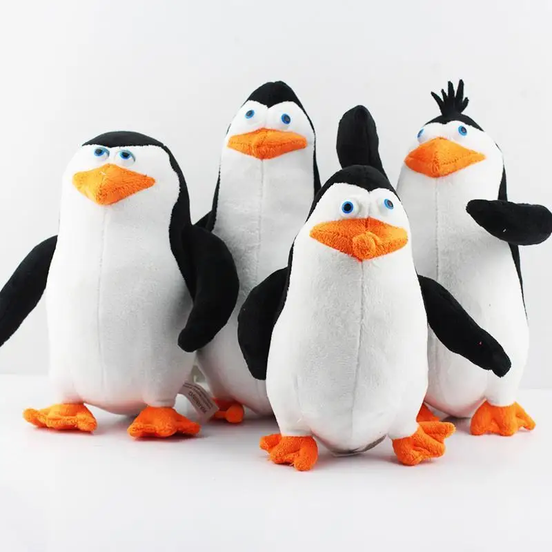 Heißer Die Pinguine aus Madagascar Plüsch Stofftier 20-30cm Puppe Für Kinder