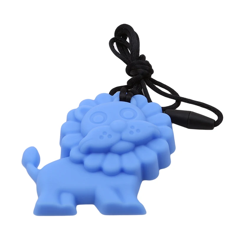 Прорезыватель для зубов из силикона с Львом Детская Игрушка прорезыватель бисер