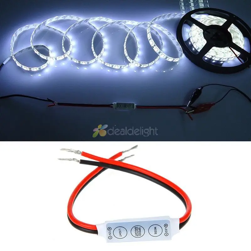 10 шт. регулятор яркости для светодиодной ленты 12 В постоянного тока | Лампы и