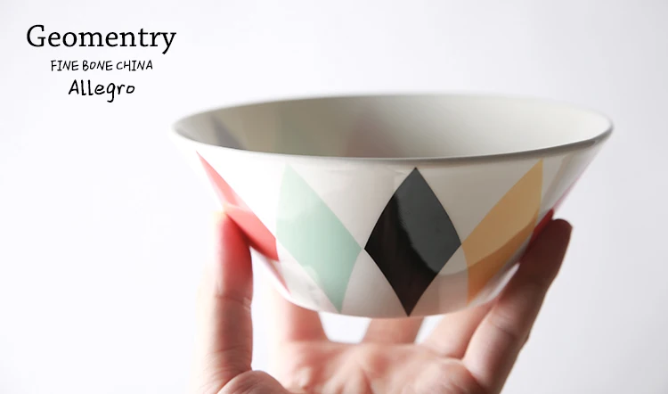 Высококачественные красочные керамические миски из костяного фарфора с