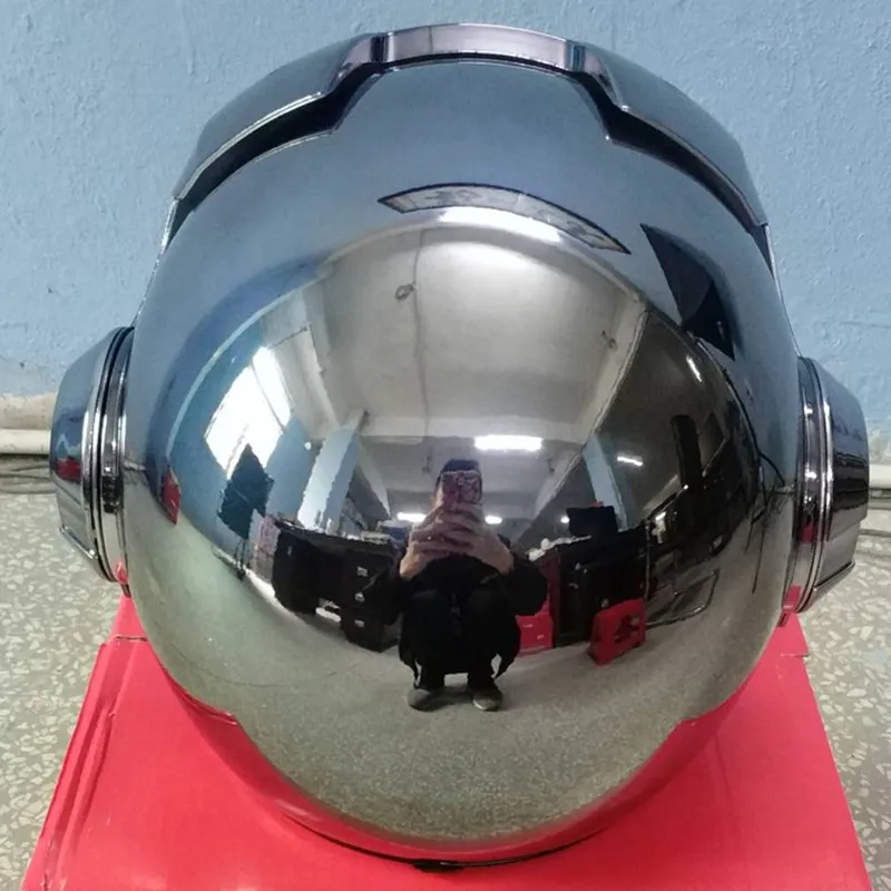 Masei велосипед Скутер moto Гальванизируйте серый железный человек Шлем rcycle шлем с