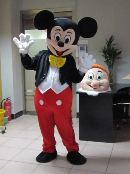 mickey Высокое качество маскарадный костюм мышь маскарадный костюм - Цвет: mickey